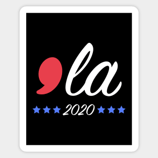 Funny Kamala Harris Comma La 2020 Sticker